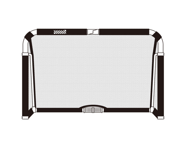 クレイジーゴール190×105 　全国発送対応 NEW] CrazyGoal - クレイジーゴール カラーネット白 – footballgear